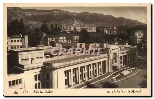 Cartes postales Aix les Bains Vue generale et le Revard