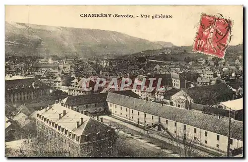 Cartes postales Chambery Vue generale