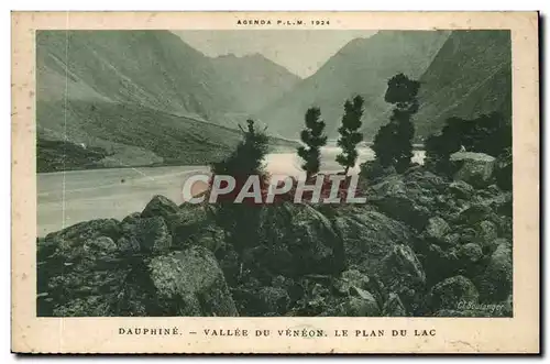 Ansichtskarte AK DAuphine Vallee du Veneon le plan du lac