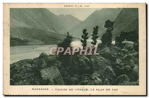 Cartes postales DAuphine Vallee du Veneon le plan du lac