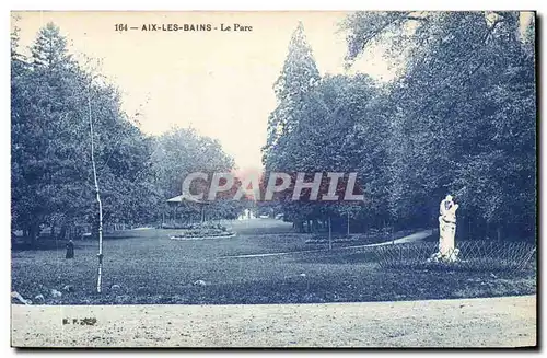 Cartes postales Aix les Bains Le parc