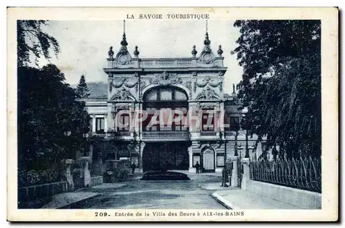 Cartes postales SAvoie Entree de la ville des fleurs a Aix les Bains