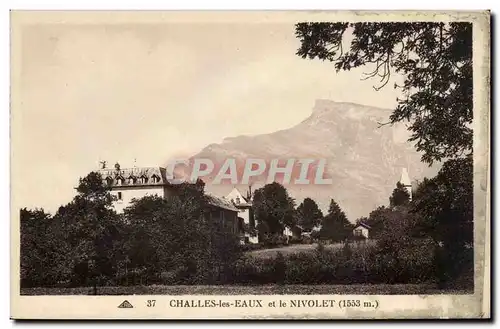 Cartes postales Challes les Eaux et le Nicolet (1553m)