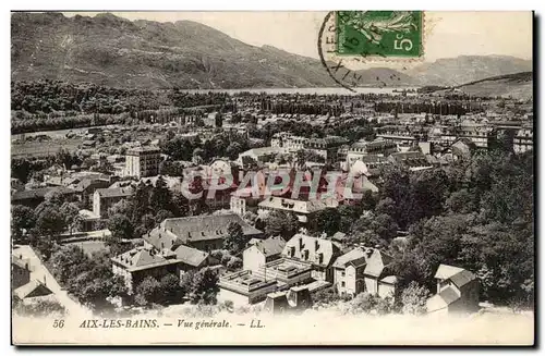 Cartes postales Aix les Bains Vue generale