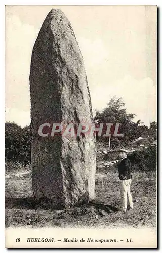 Cartes postales Menhir Dolmen Huelgoat Menhir de He ampeulven