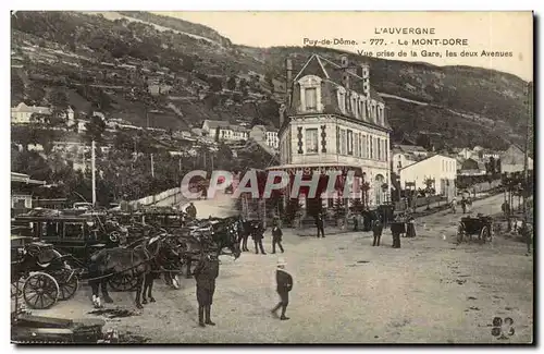 Mont Dore - Vue Prise de la Gare - Les Deux Avenues - Cartes postales