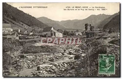 Mont Dore - Les Burons et le Puy de Sancy - Alt 1886 - Cartes postales