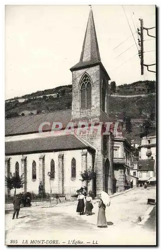 Cartes postales Le Mont Dore L&#39eglise