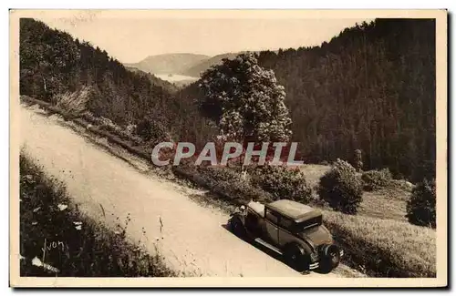 Cartes postales Environs du Mont Dore Le lac Chambon vu de la route du Mont Dore