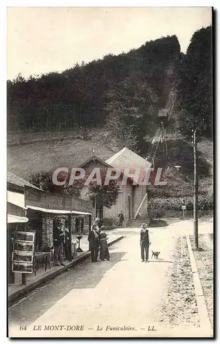 Ansichtskarte AK Auvergne Mont Dore Le funiculaire du Capucin