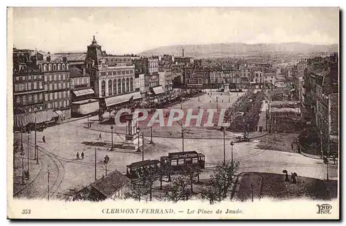 Cartes postales Clermont Ferrand La place de jaude