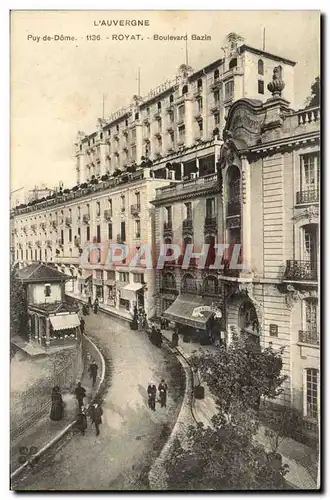 Cartes postales Royat Boulevard Bazin