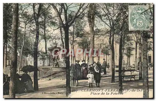 Cartes postales Clermont Ferrand Place de la poterne