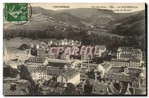 Cartes postales La Bourboule Vue generale prise du rocher