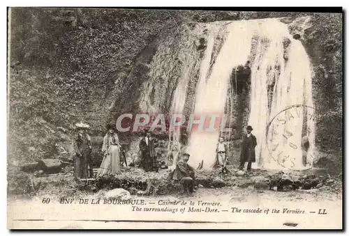 Cartes postales Environs de La Bourboule Cascade de la Verniere