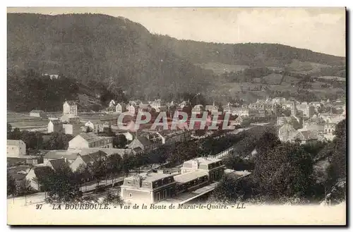 Cartes postales La Bourboule Vue de la route de Murat le Quaire