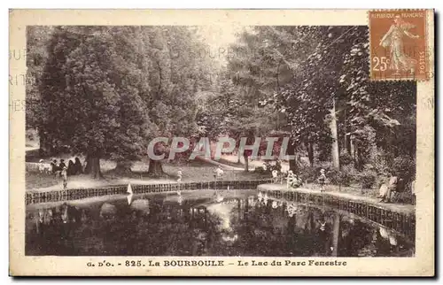 Ansichtskarte AK La Bourboule Le lac du parc Fenestre