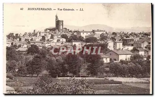 Cartes postales Montferrand Vue generale