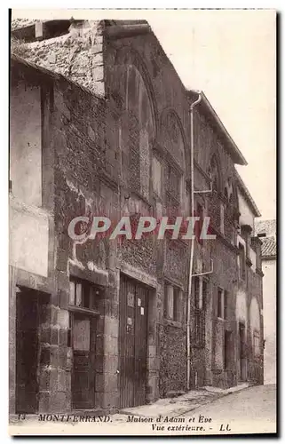 Ansichtskarte AK Montferrand Maison d&#39Adam et Eve Vue exterieure