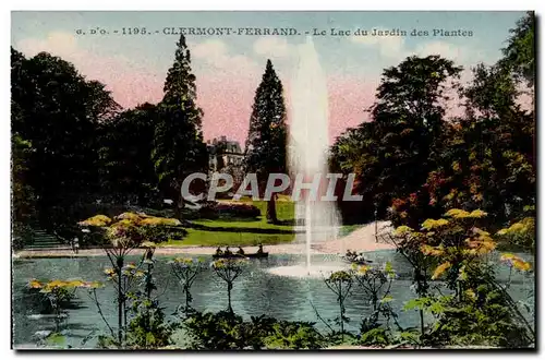 Ansichtskarte AK Clermont Ferrand Le lac du jardin des plantes