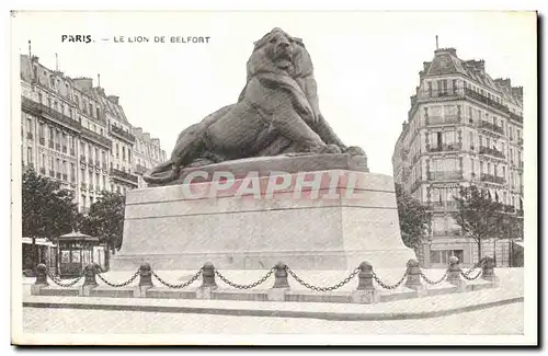 Paris 14 Le Lion de Belfort Cartes postales