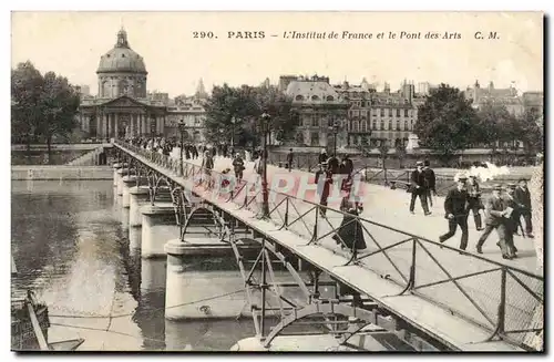 Paris 1 - L&#39Institut de France et le Pont des Arts - Ansichtskarte AK