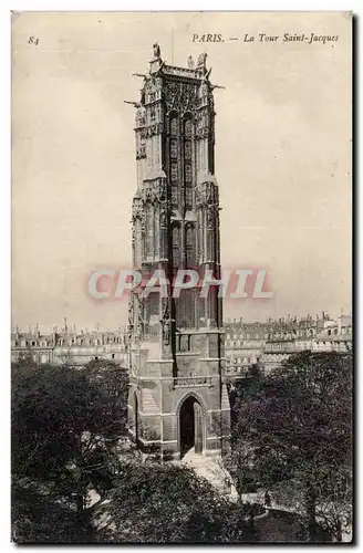 Paris 4 - La Tour Saint Jacques - Cartes postales