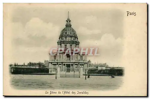 Paris 7 - La Dome de l&#39Hotel des Invalides - Ansichtskarte AK (carte en relief)