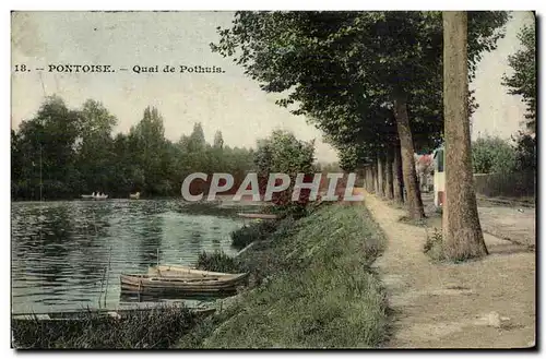 Pontoise - Quai de Pothuis - Ansichtskarte AK