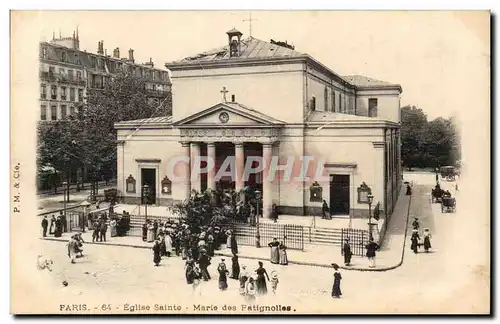 Paris 1 - Eglise Sainte Marie des Patignolles- Cartes postales