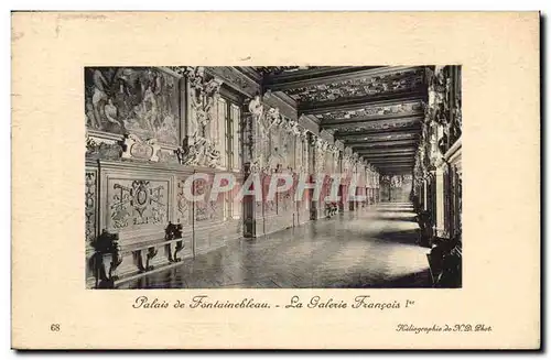 Fontainebleau - Le Palais Francois 1 - Ansichtskarte AK