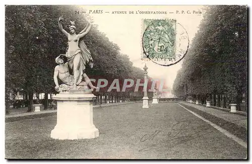 Paris Cartes postales Avenue de l&#39Observatoire