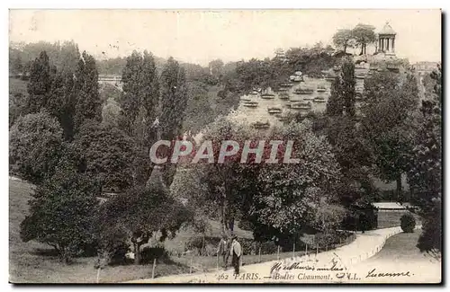 Cartes postales Paris Buttes Chaumont