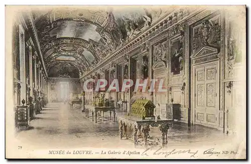 Cartes postales Paris Musee du Louvre La galerie d&#39Apollon