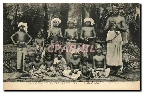 Paris 16 - Jardin d&#39Acclimation - Caravane Indienne - Inde - India - Cartes postales