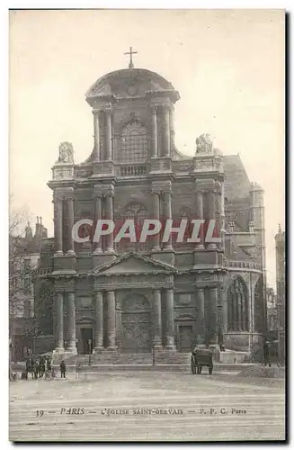 Paris - 4 - Eglise Saint Gervais Cartes postales