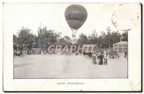 Paris - 17 - Porte Maillot - Montgolfiere - hot air ballon Ansichtskarte AK