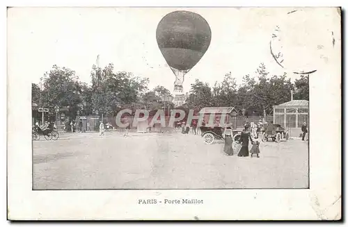 Paris - 17 - Porte Maillot - Montgolfiere - hot air ballon Cartes postales