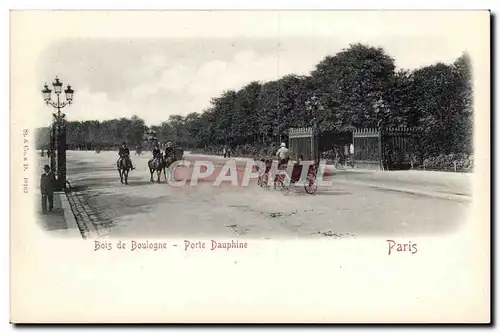 Paris - 16 - Bois de Boulogne - Porte Dauphine Ansichtskarte AK