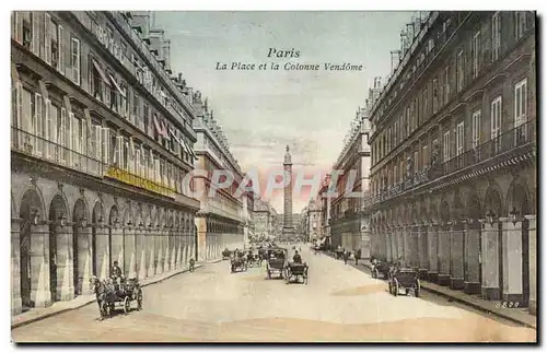 Paris 1 - La Place et la Colonne Vendome - Cartes postales