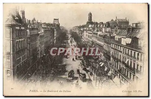 Paris 9 - Le Boulevard des Italiens - Cartes postales