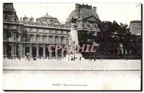 Paris 1 - Cour du Caroussel - Ansichtskarte AK