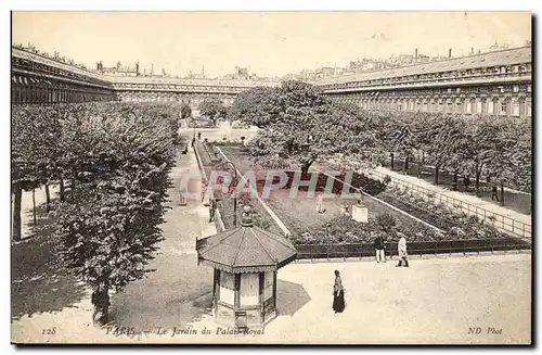 Paris 1 - Le Jardin du Palais Royal - Ansichtskarte AK