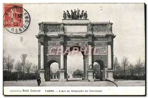 Paris 1 - L&#39Arc de Triomphe du Carrousel Cartes postales