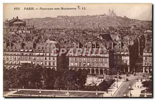 Paris 18 - Panorama vers Montmartre - Ansichtskarte AK