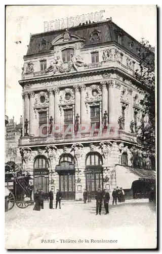 Paris 10 Theatre de la Renaissance- Ansichtskarte AK