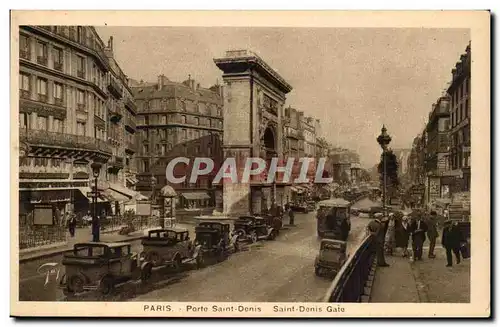 Paris 10 - Porte Saint Denis - Automobile - Ansichtskarte AK