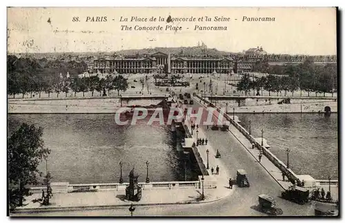 Paris 8 - La Place de la Concorde et la Seine - Cartes postales