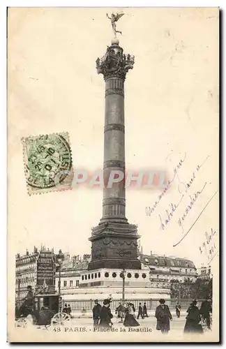 Paris 10 - Place de la Bastille - Cartes postales