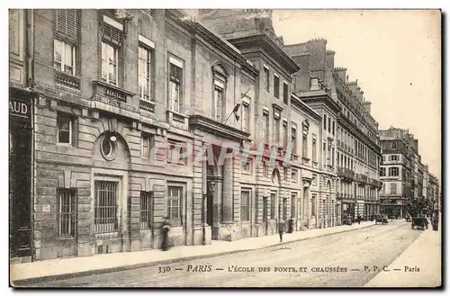 Paris 6 - Ecole des Ponts et Chausees - Ansichtskarte AK